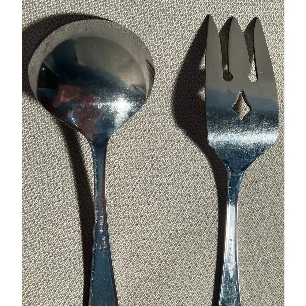 Interpur Stainless Steel‎ Ladle Meat Fork Dots